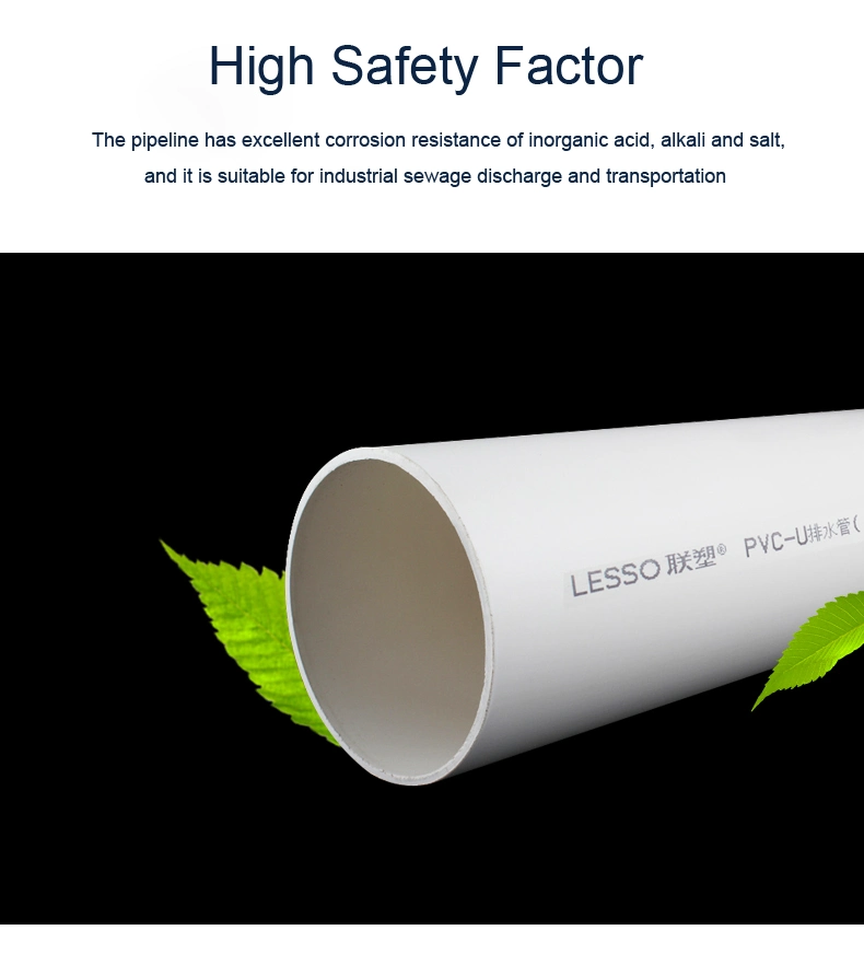 Lesso Long Service Life PVC-U Drainage Pipe