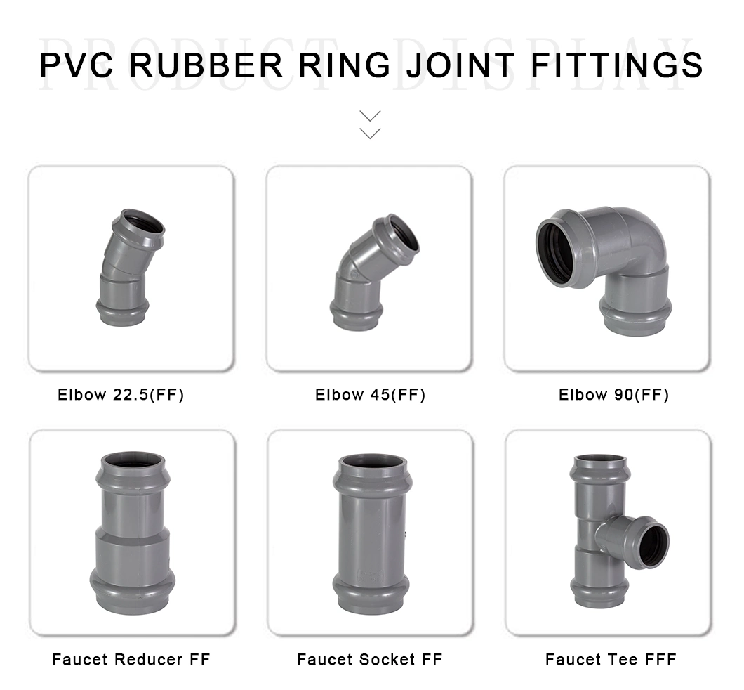 Plastic PVC UPVC CPVC Pn16 DIN/GB Standard Van Stone Flange ISO9001 Pipe Fittings for Water Supply