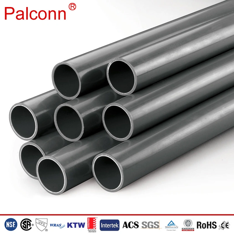 UPVC Pipe for Water White Grey PVC-U Pipe Tubing Pn20 Socket Connection DN630mm PVC Pipe
