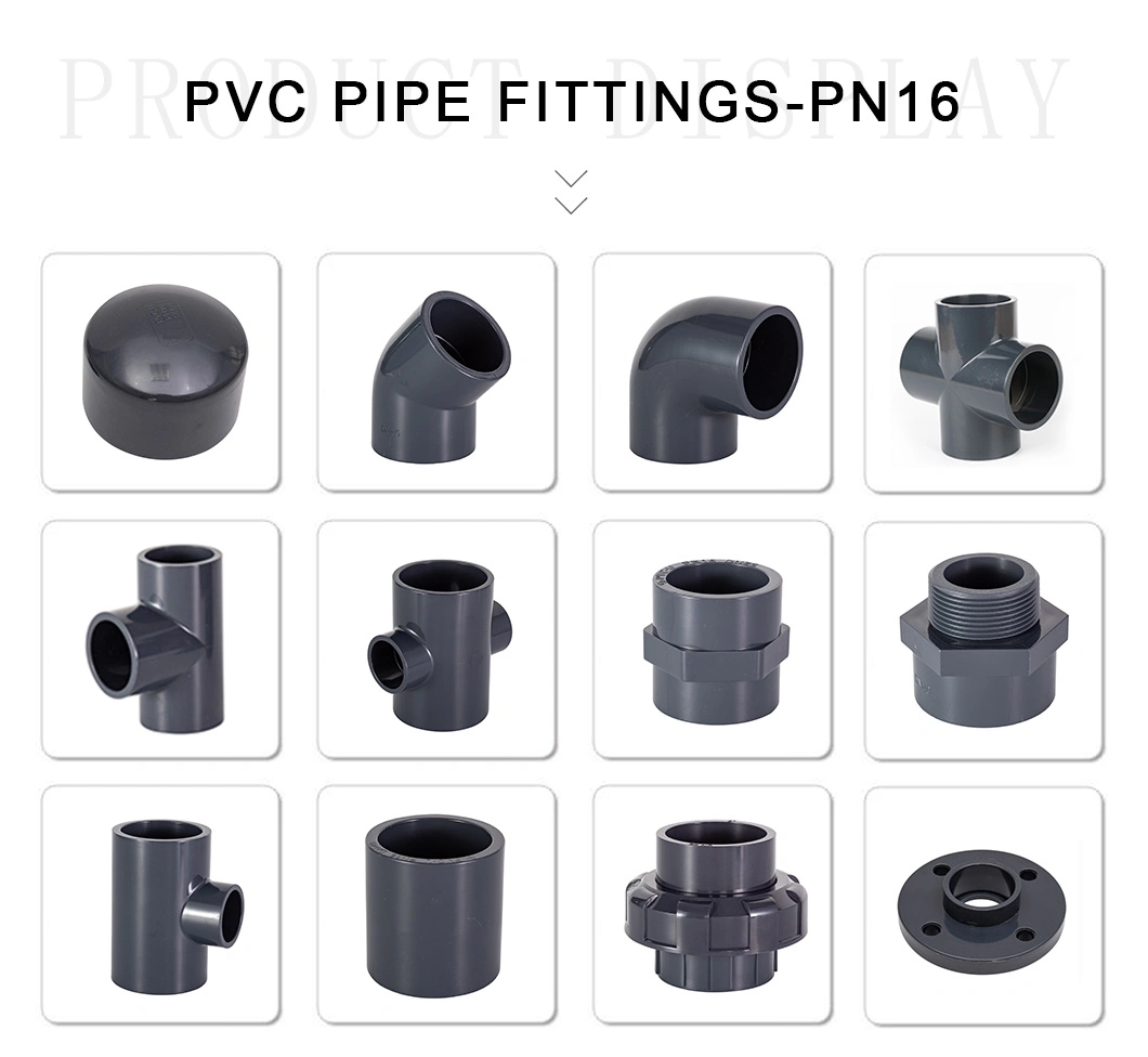 Plastic PVC UPVC CPVC Pn16 DIN/GB Standard Van Stone Flange ISO9001 Pipe Fittings for Water Supply