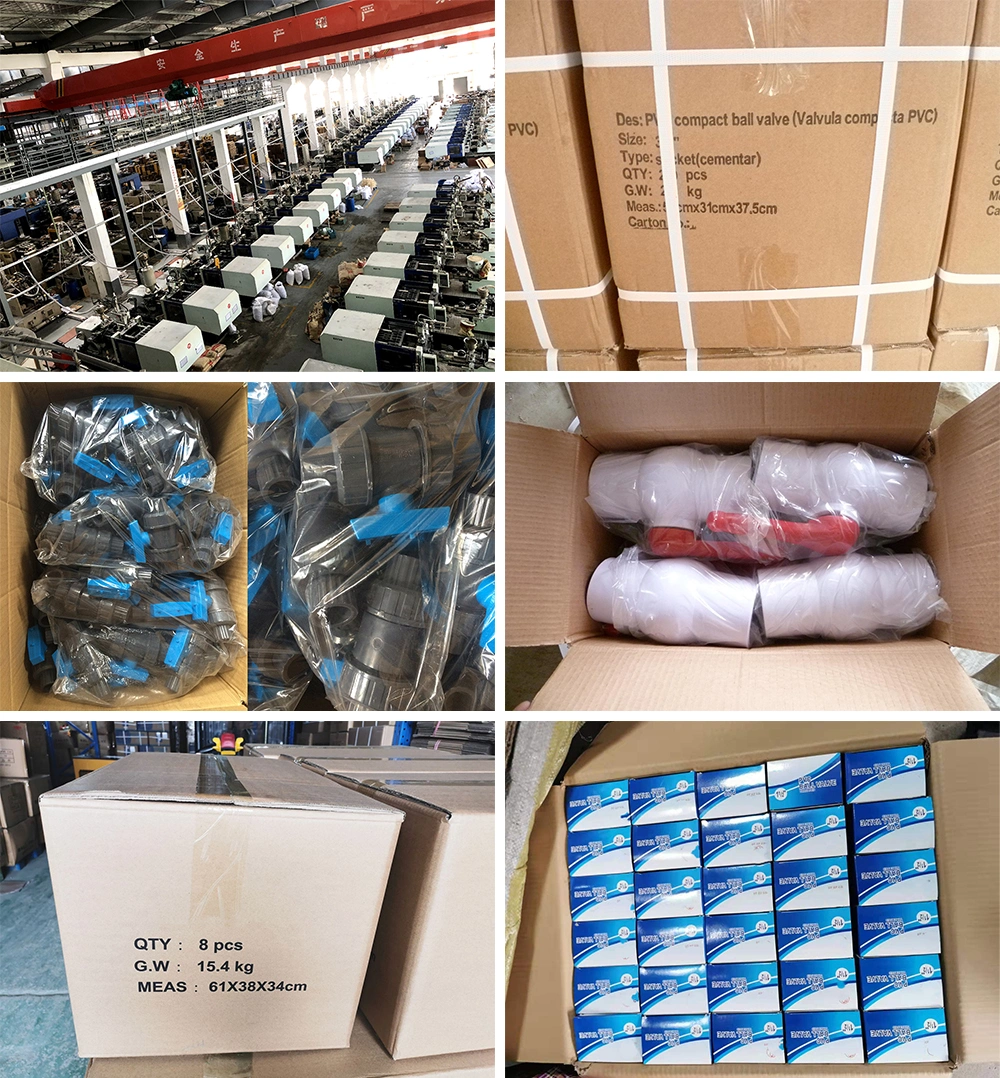 Pipe Fitting ASTM Pntek PPR UPVC PVC Compact Ball Valve