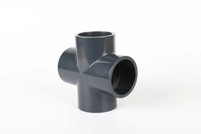Raccordo in plastica PVC standard DIN Pn10 Pn16 UPVC CPVC Stessi raccordi per tubi sanitari per l'industria trasversale