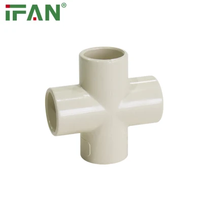 Prezzo di fabbrica degli accessori per tubi Ifan PVC/UPVC/CPVC Sch40 Sch80 ASTM2846 Fourway per il rifornimento idrico