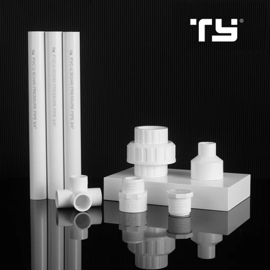 Raccordo per tubi in plastica standard ASTM D2466 (PVC/CPVC/PPR/plastica) per acqua di alimentazione